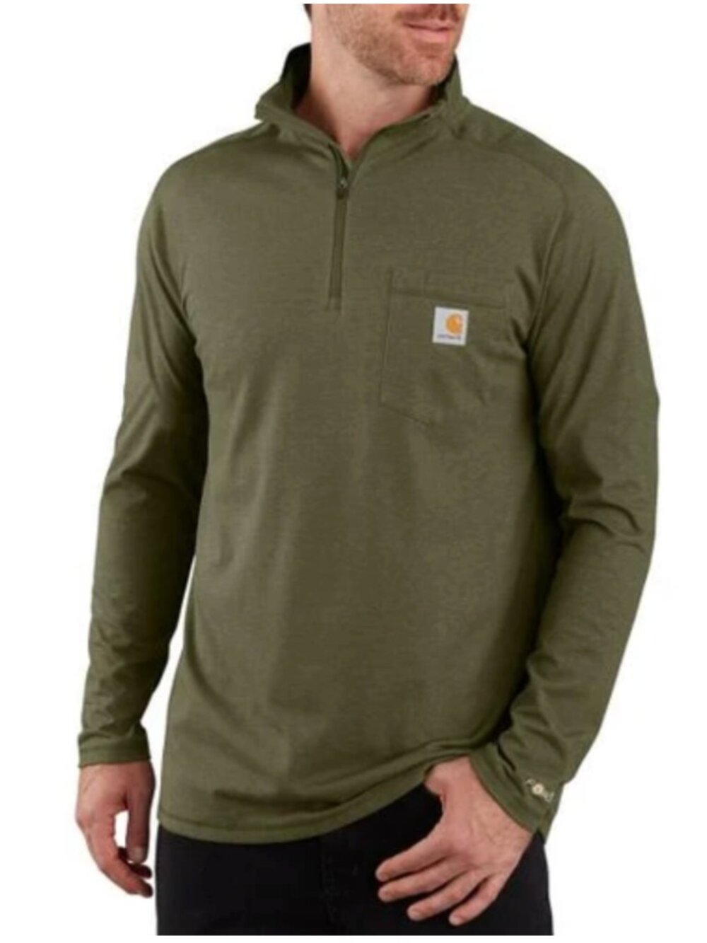 Carhartt Force Relaxed Fit Quarter Zip Shirt 2XL